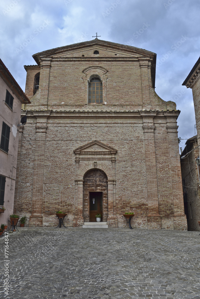 Castelli di Piticchio, Arcevia, Chiesa di San Sebastiano 