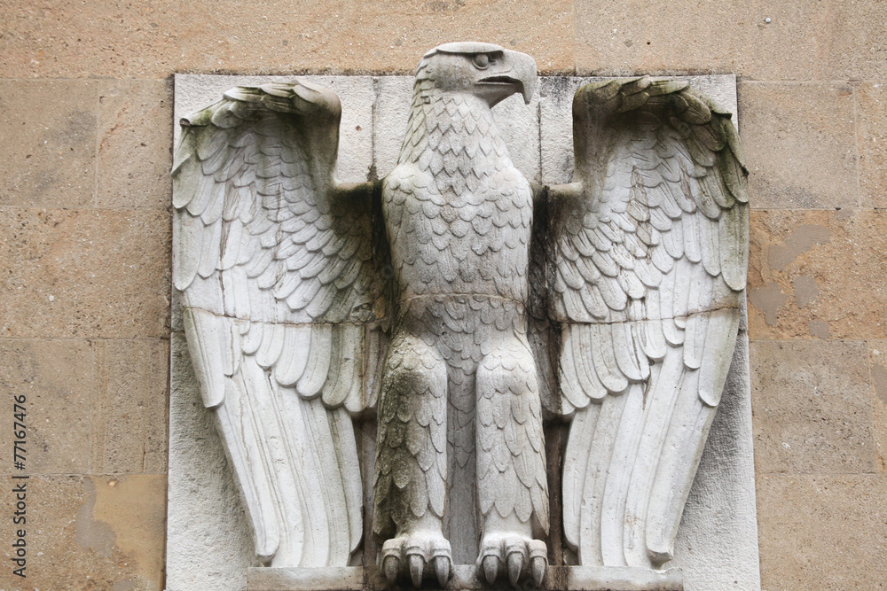 Fototapeta premium German Eagle on the Tempelhof Airport in Berlin, Germany.