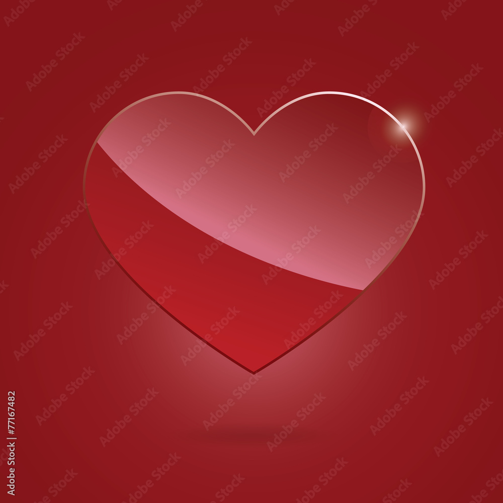 Beautiful Heart For Valentine's Day Or Wedding Card. Beautiful Heart For Valentine's Day Or Wedding Card.