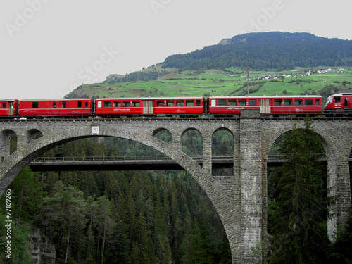 Railway line, Switzerland.