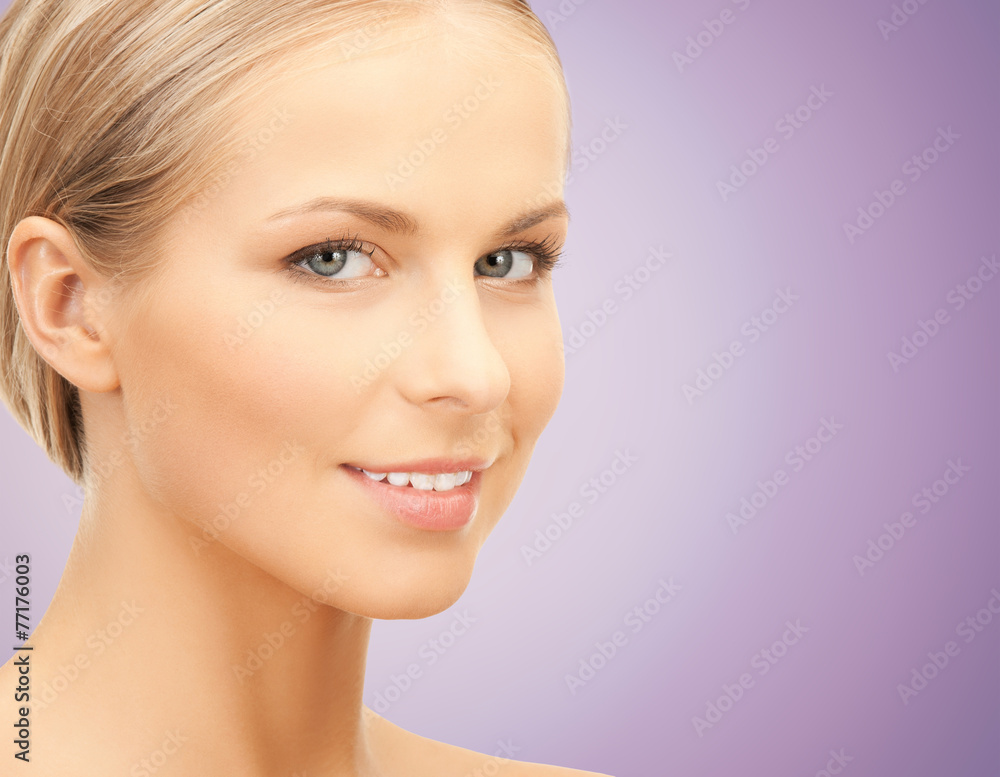 Fototapeta premium beautiful young woman face