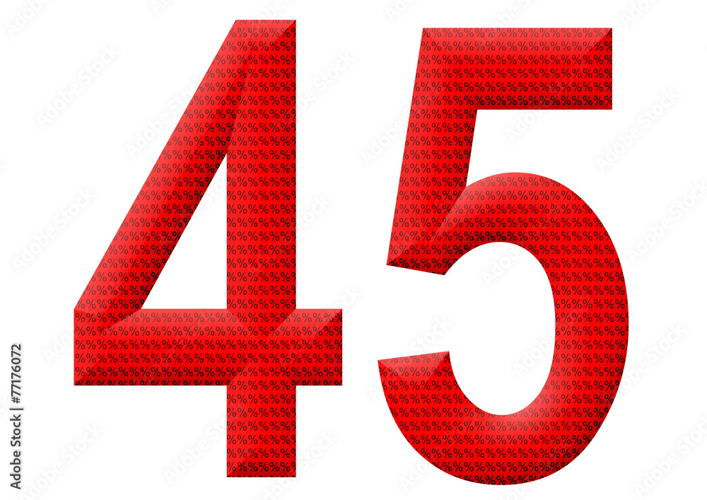 kırmızı renkli %45