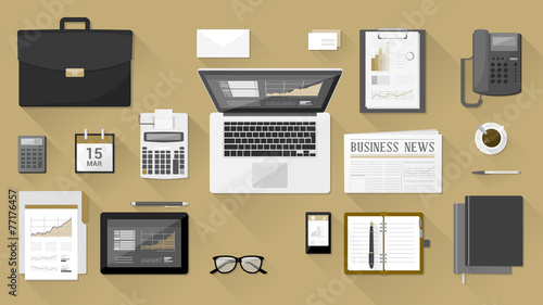 Businessman's desk