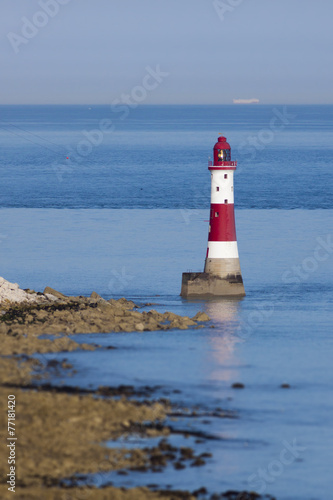Beachy Head Lighthouse and calm seas