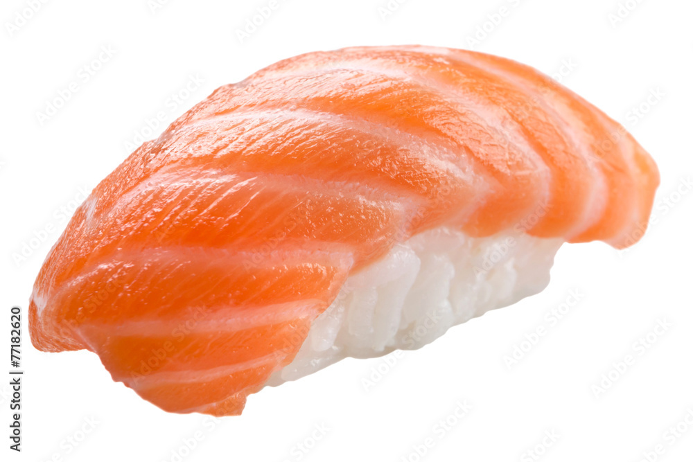 traditional sushi sashimi on white background traditional sushi sashimi on white background