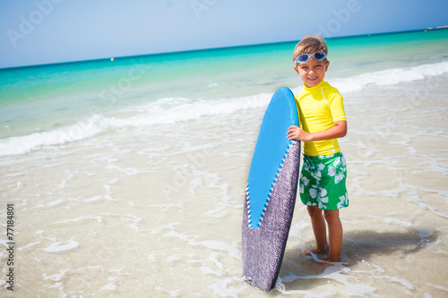 Boy with surf