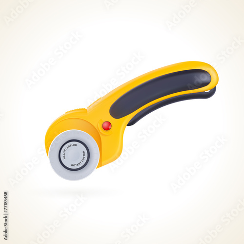Rotary cutter for patchwork and quilting, knife for fabric