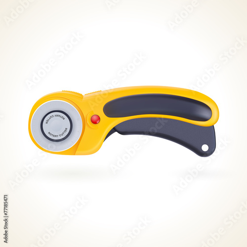 Rotary cutter for patchwork and quilting, knife for fabric