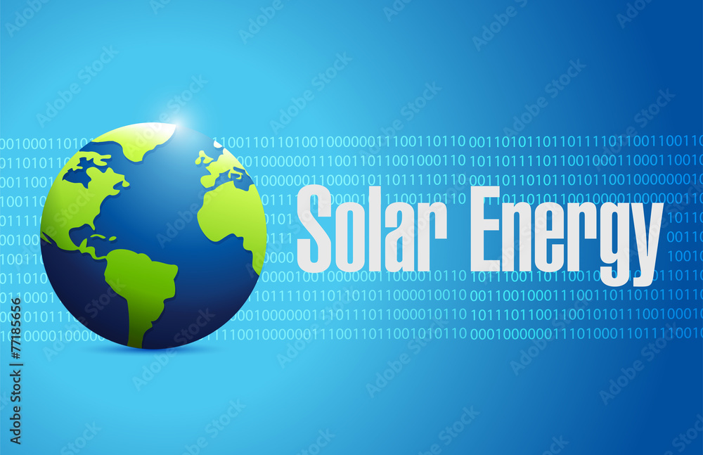 globe solar energy sign illustration design globe solar energy sign illustration design