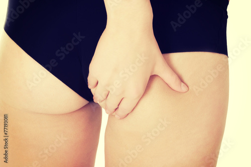 Konstfotografi Woman's perfect and supple buttocks.