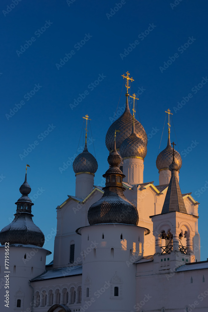 Orthodox church with domes