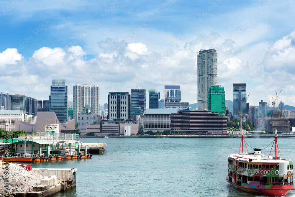 Naklejka premium hong kong