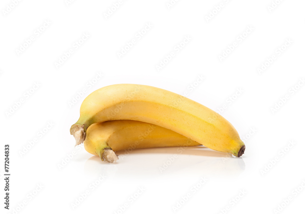 Banana fruit  isolated on white background