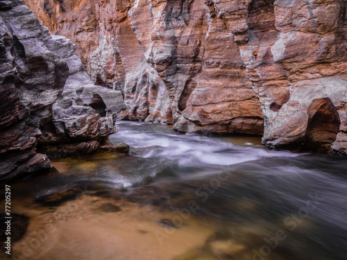 creek flowing over the rocks