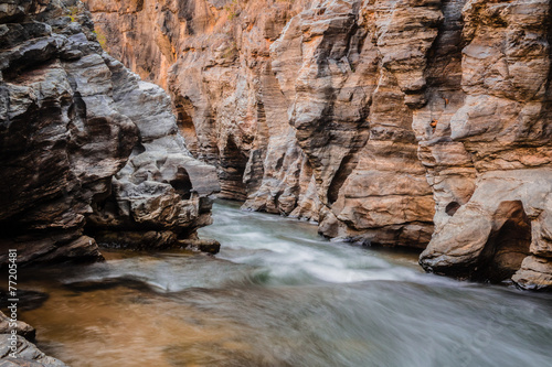 creek flowing over the rocks