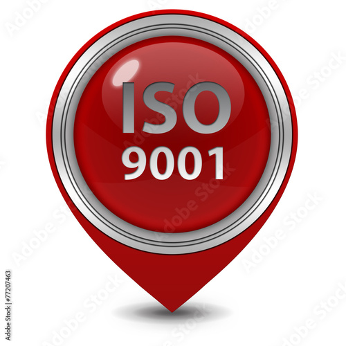Free Download Iso 9001 pointer icon on white background - GFXLoad