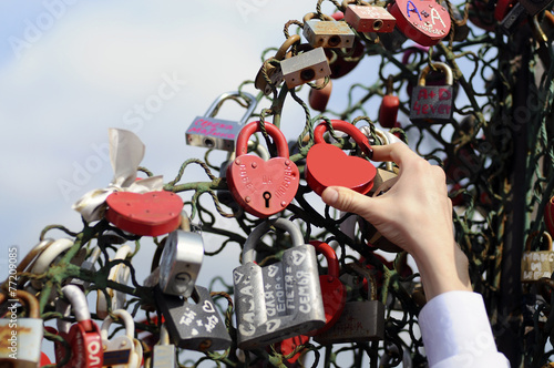 lock on the bridge of love