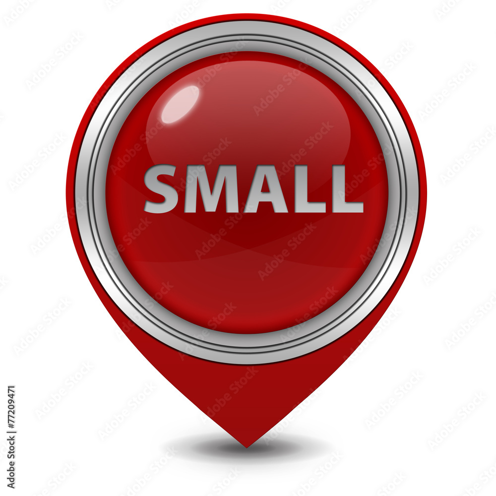 Small pointer icon on white background Small pointer icon on white background