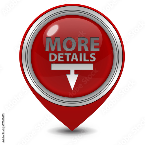 Free Download More details pointer icon on white background - GFXLoad