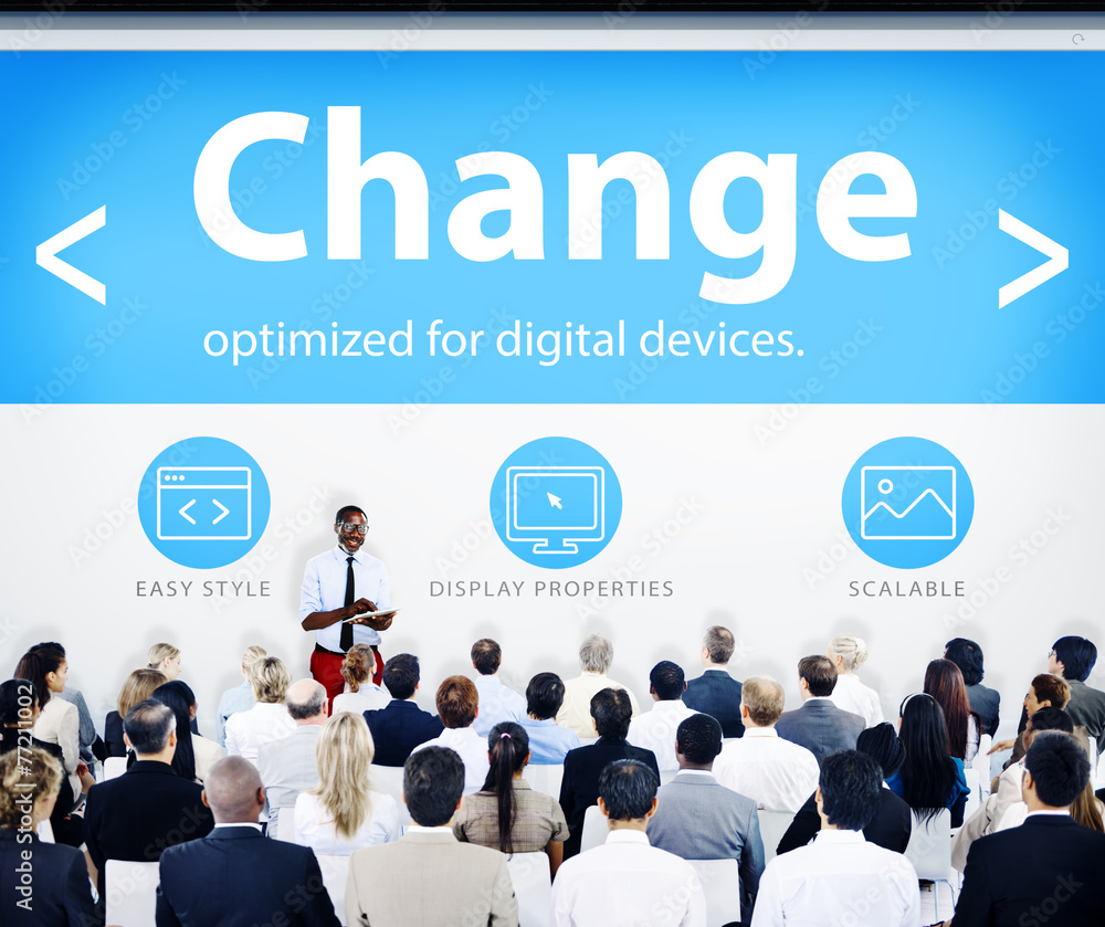 Business People Seminar Conference Change Concept Business People Seminar Conference Change Concept