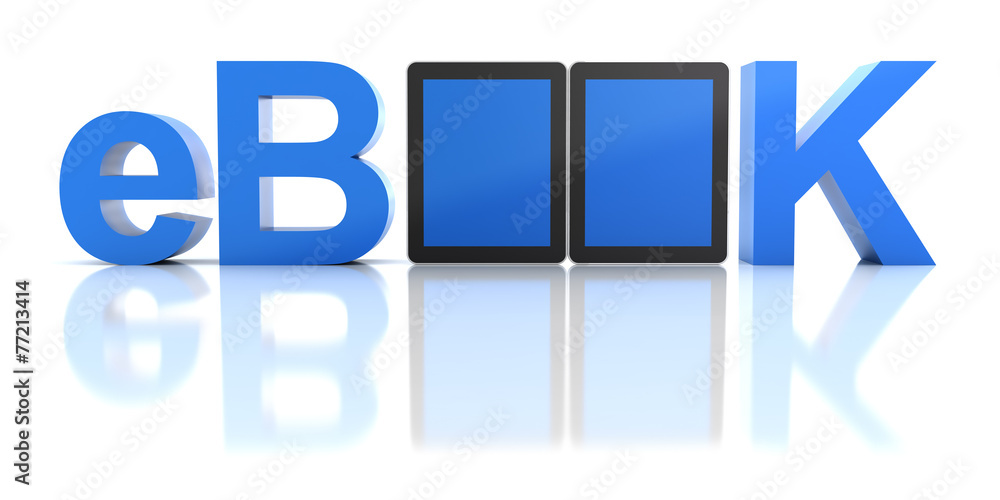 eBook word with digital tablets eBook word with digital tablets