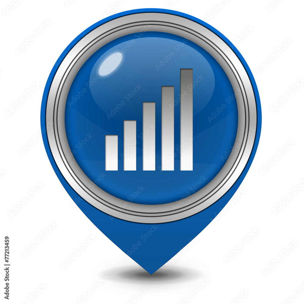 signal pointer icon on white background signal pointer icon on white background