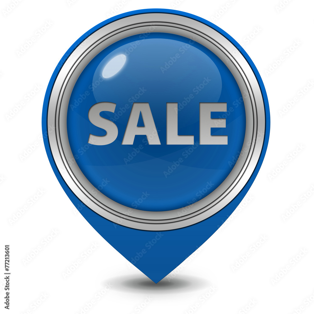 sale pointer icon on white background sale pointer icon on white background