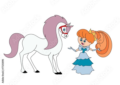 księżniczka i koń