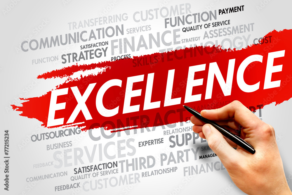 EXCELLENCE word cloud, business concept EXCELLENCE word cloud, business concept