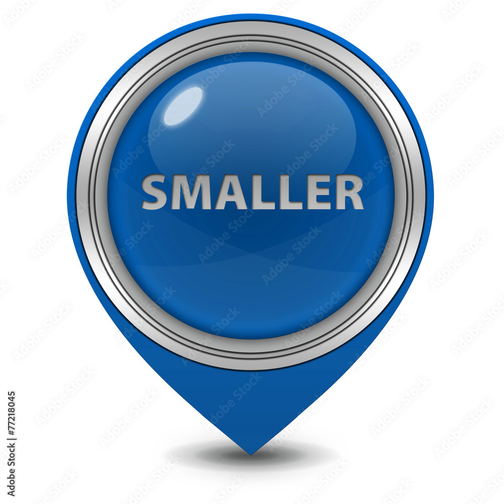 Smaller pointer icon on white background Smaller pointer icon on white background
