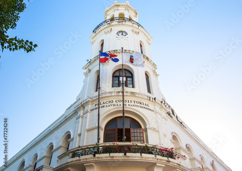 Fotografie Architecture of old town in Santo Domingo