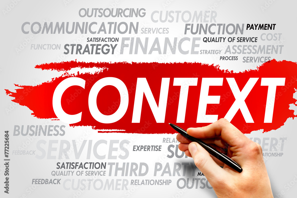 CONTEXT word cloud, business concept CONTEXT word cloud, business concept