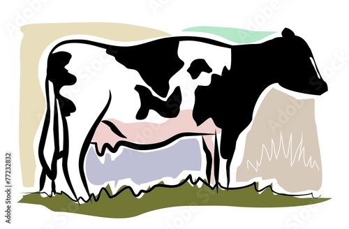 sketchy cow