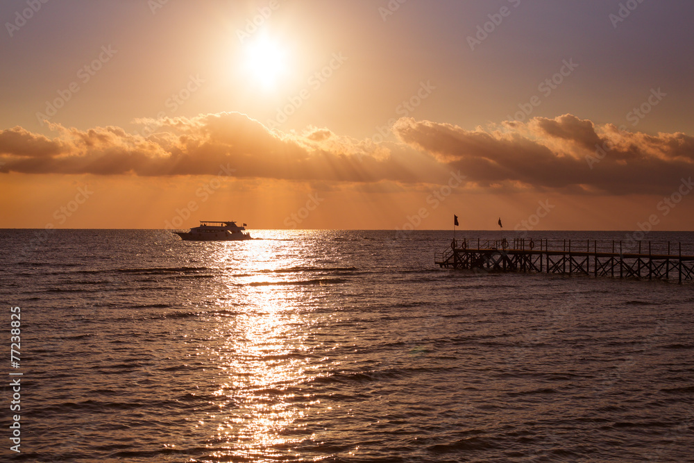 Fototapeta premium Tropical sunset