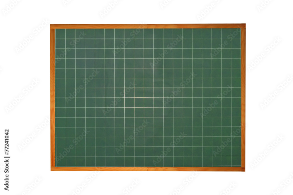 Blank blackboard with wood frame isolated on white background Blank blackboard with wood frame isolated on white background