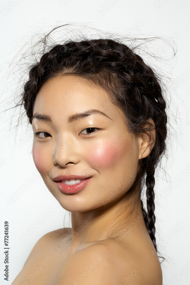 Naklejka premium Asian Model