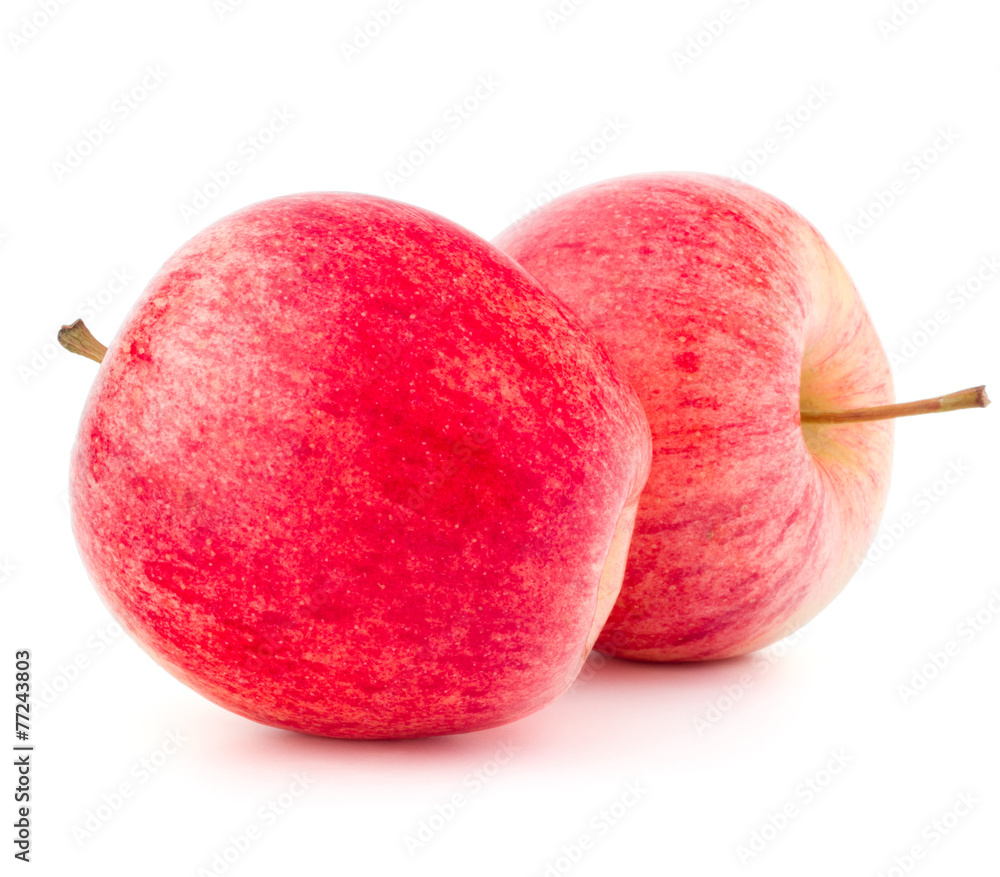 Red apple isolated on white background cutout Red apple isolated on white background cutout