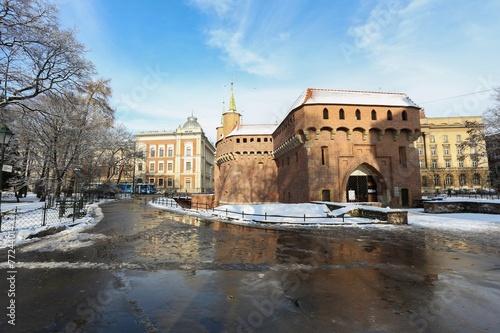 Barbakan | winter | Cracow