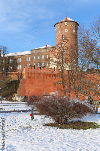 Cracow | Wawel | winter | view #77244253