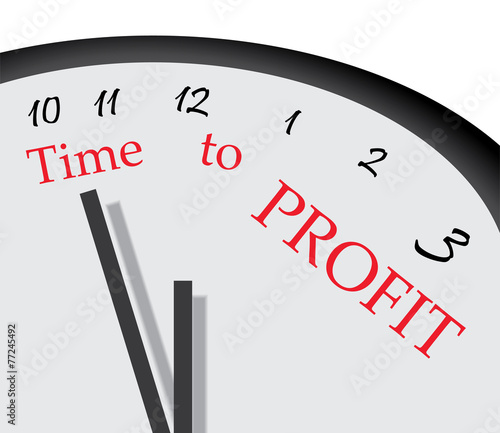 Clock with Time to Profit