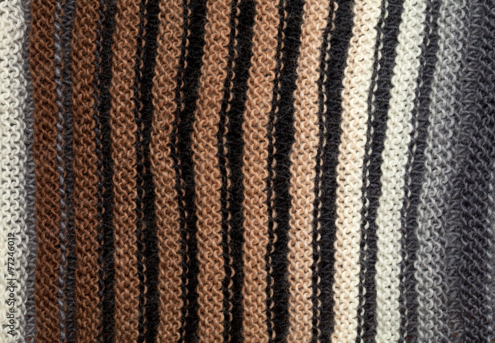 macro knitting background
