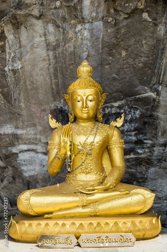 Statue of Buddha at Wat Phra Phutthachai