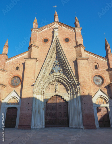 Schilderij op canvas Chieri Cathedral, Italy