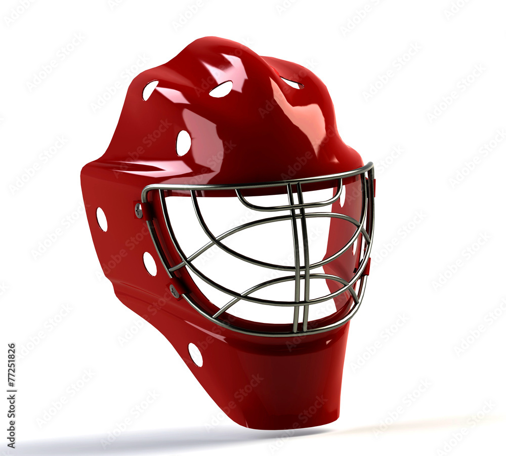 Fototapeta premium hockey goalie helmet