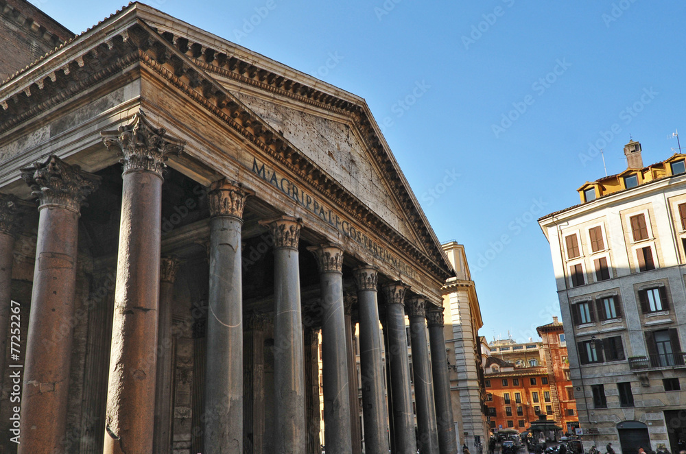 Naklejka premium Roma, il Pantheon