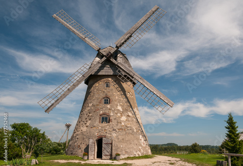An old windmill.