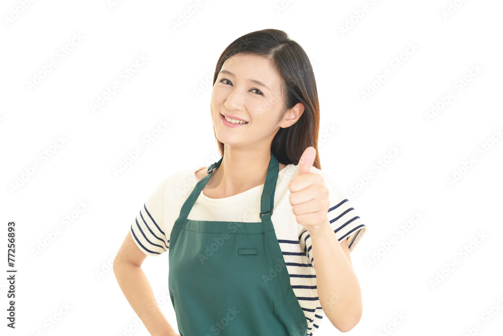 笑顔の主婦 笑顔の主婦