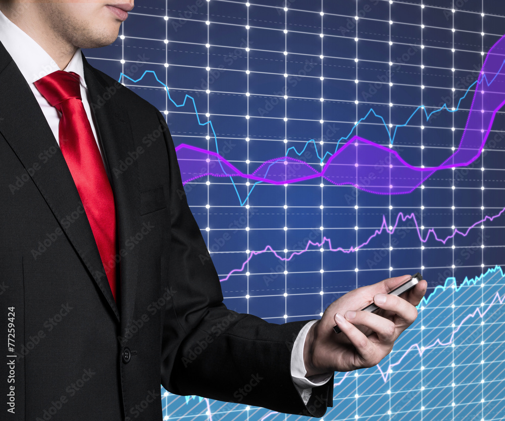businessman with phone businessman with phone