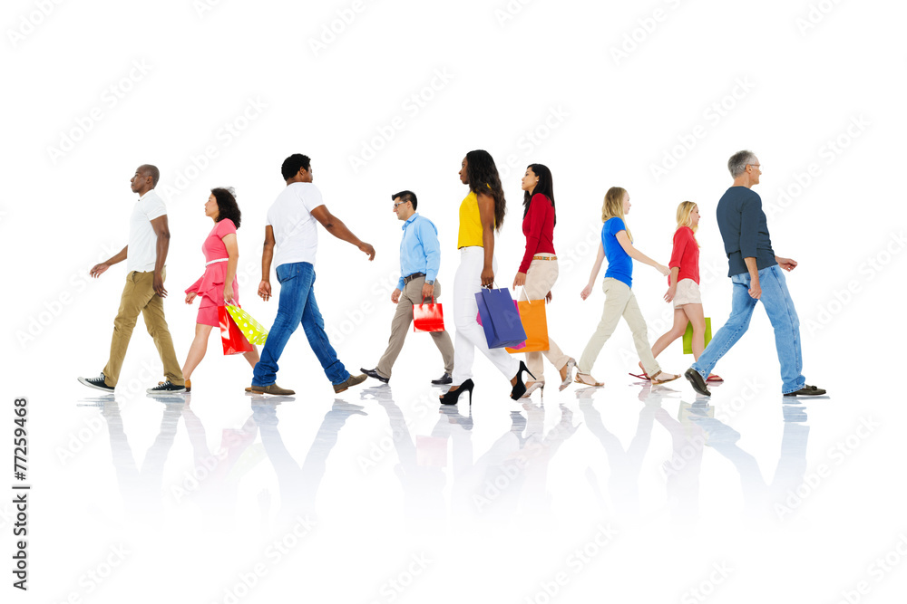 Shopping Purchase Retail Customer Consumer Sale Concept Shopping Purchase Retail Customer Consumer Sale Concept