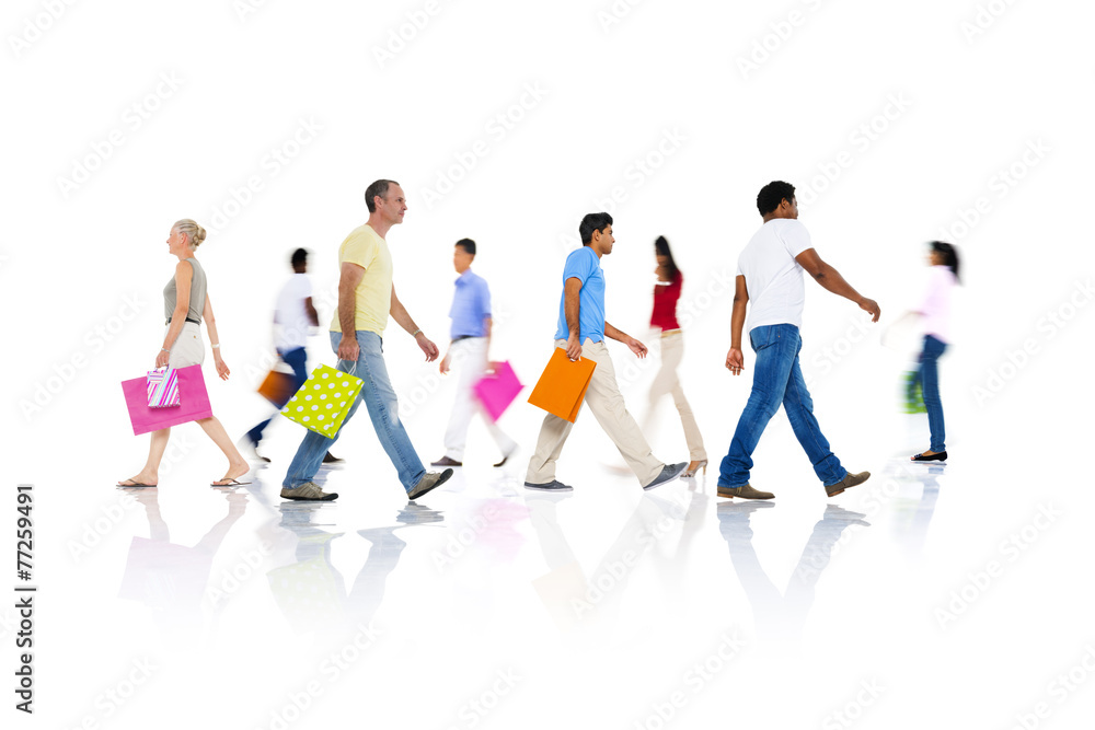 Obraz premium Shopping Purchase Retail Customer Consumer Sale Concept